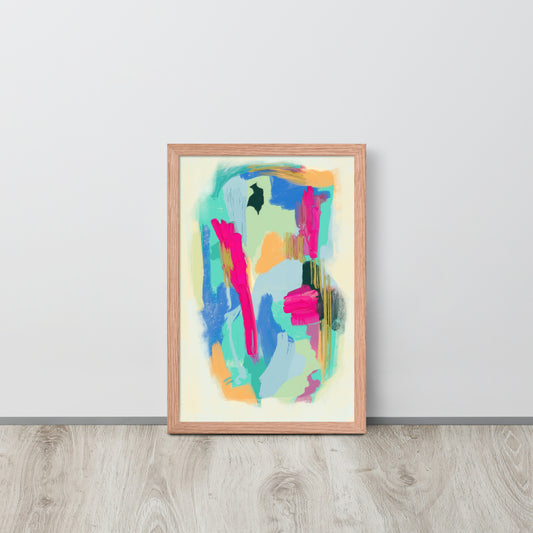 Colorful Skin 13- Limited Print with Frame