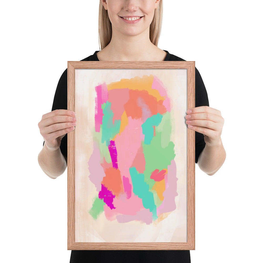 Colorful Skin 12- Limited Print with Frame